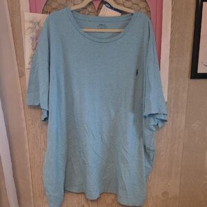 Polo by Ralph Lauren Men's Light Blue Tee